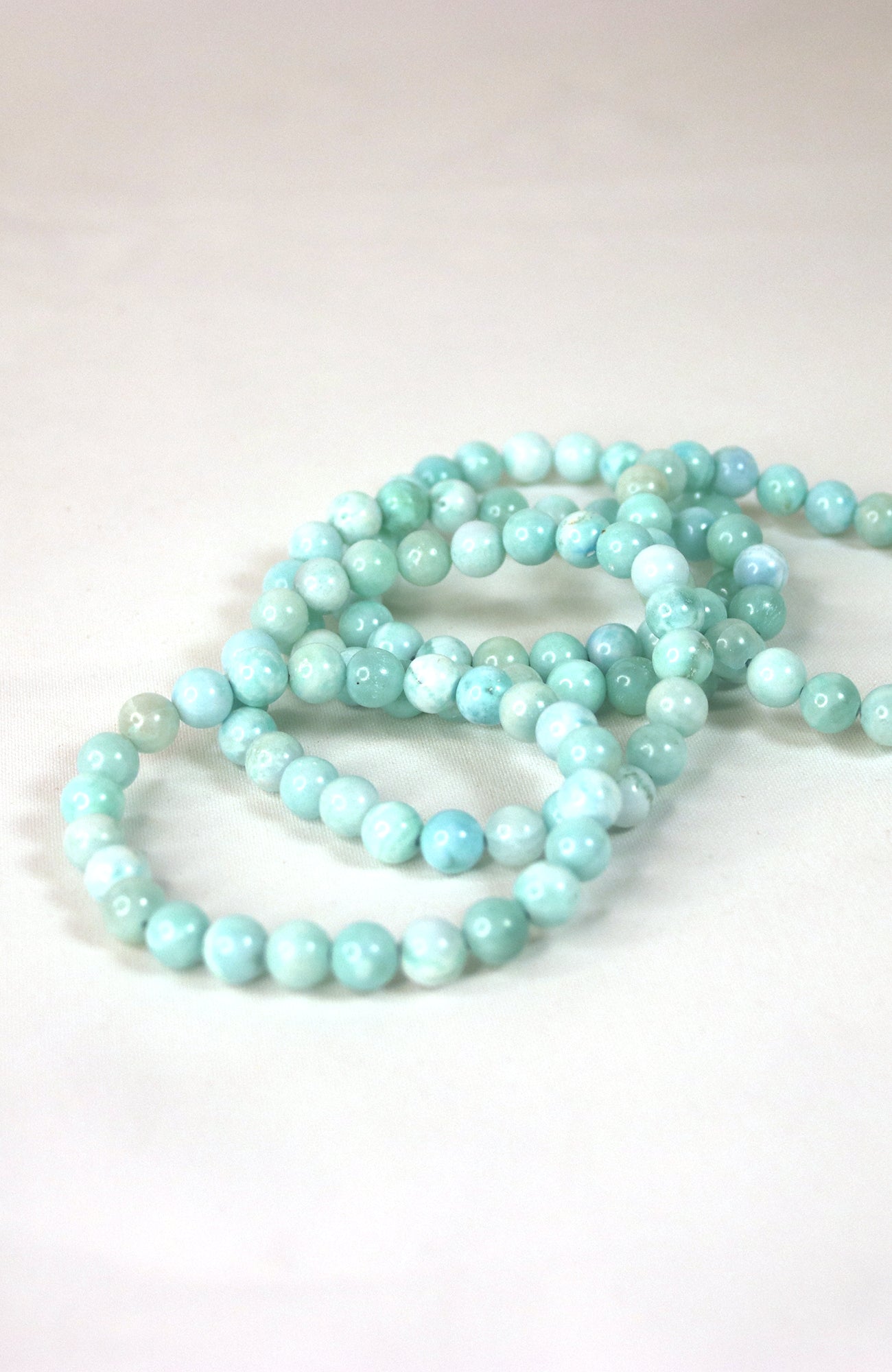 Blue Aragonite Bracelet 8mm